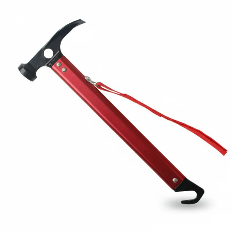 Martillo de camping, Con extractor de estacas
