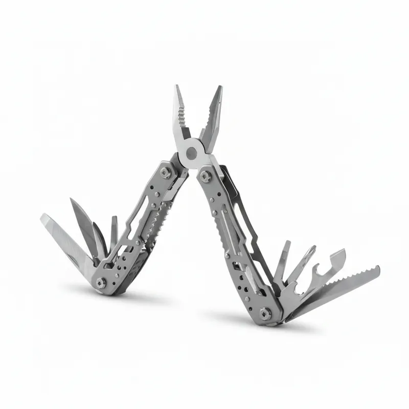 Multiherramienta 9 en 1, Alicate plegable de acero 420